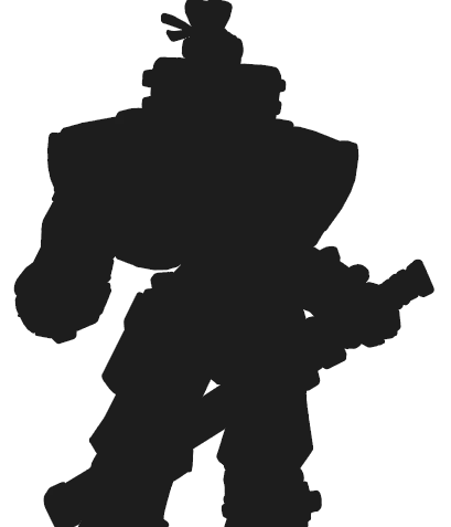 Samurai character with mix of futuristic and traditional armor, his hair in a but and a visor on his eyes