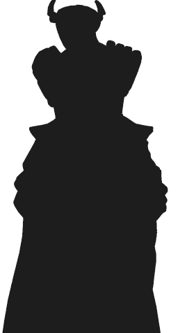 Gheisha dressed in traditional black robe with gold outlines, holding a fan with tubes coming out of her hair